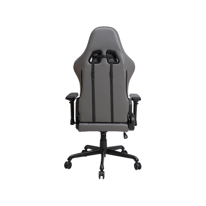Chaise de jeu de luxe haut de gamme à accoudoirs réglables gris