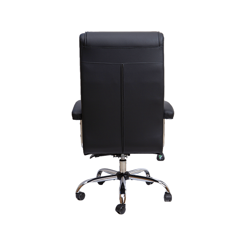 Chaise de bureau classique en cuir PU réglable multi-angles noir