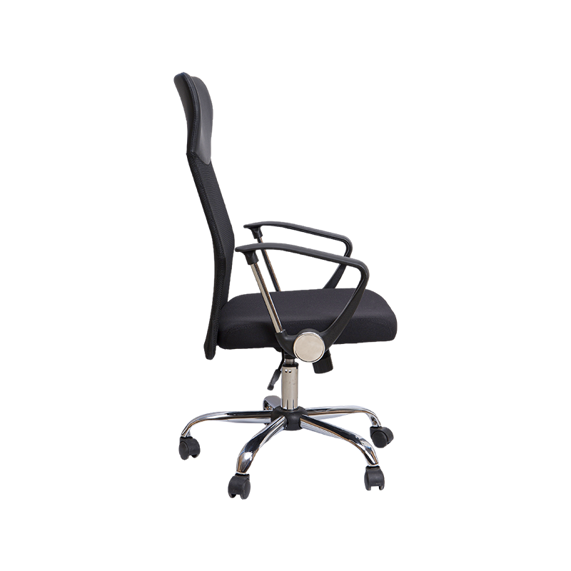 Chaise de bureau réglable de maille de barre d'essence forte de stabilité noire
