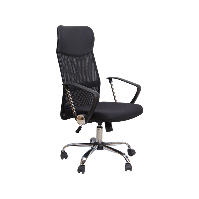 Chaise de bureau réglable de maille de barre d'essence forte de stabilité noire